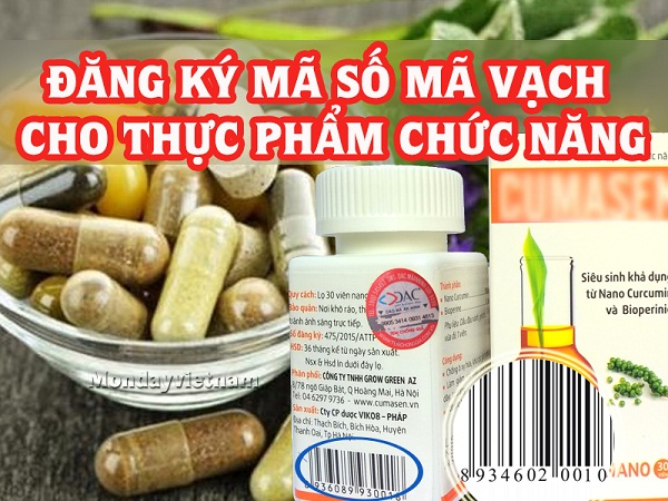 Đăng ký mã số mã vạch cho thực phẩm chức năng như thế nào?