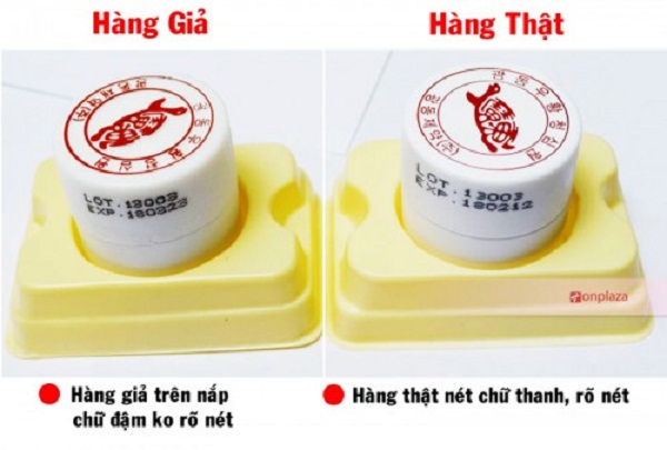 Các nét chữ trên phần hộp để mọi người tham khảo