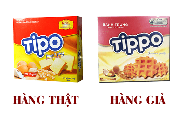 Hàng giả nhái trên thị trường Hàng giả nhái trên thị trường