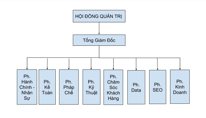 Sơ đồ tổ chức iCheck